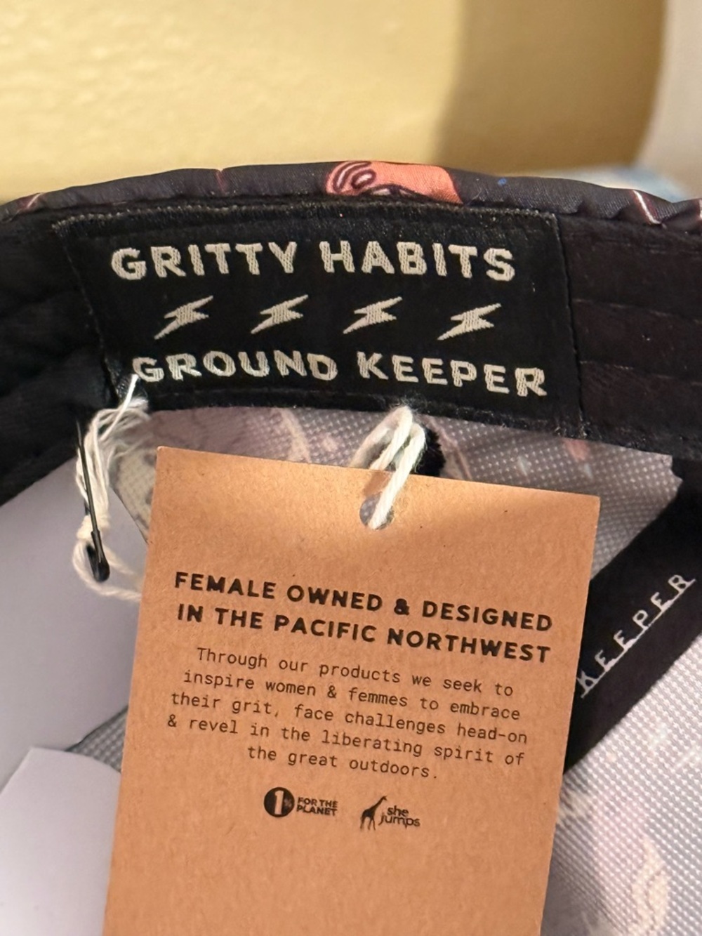 Gritty Habits x Ground Keeper 5-Panel Hat Cap NWT Graphic SnapBack Cap - Picture 3 of 5